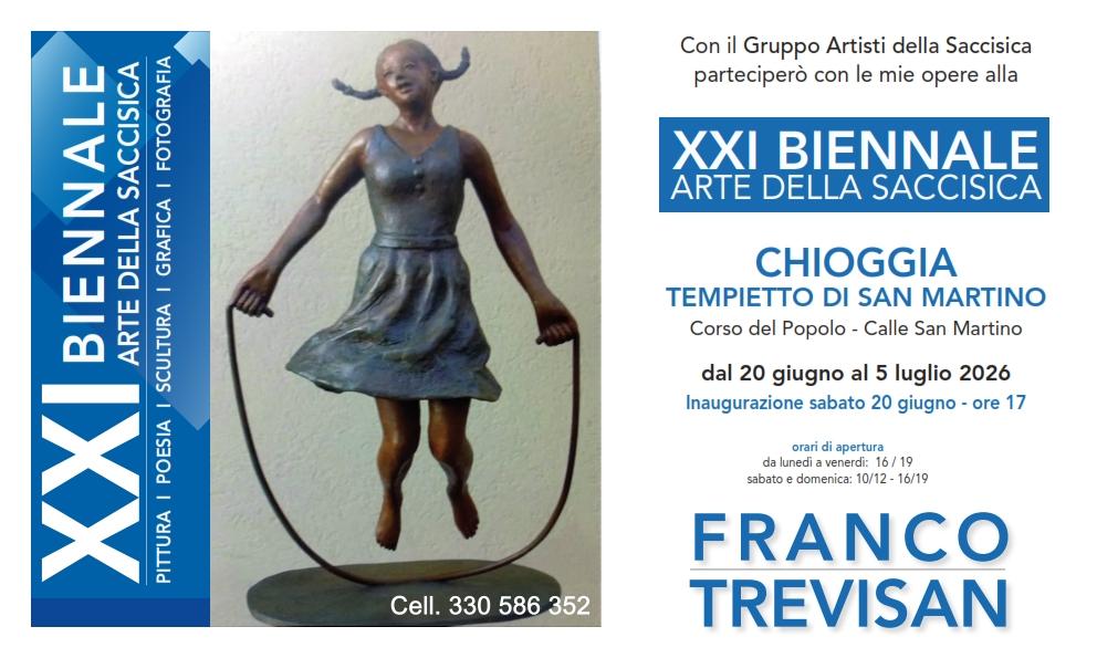 2026 Biennale Arte Saccisica dal 20 giugno al 5 luglio 2026